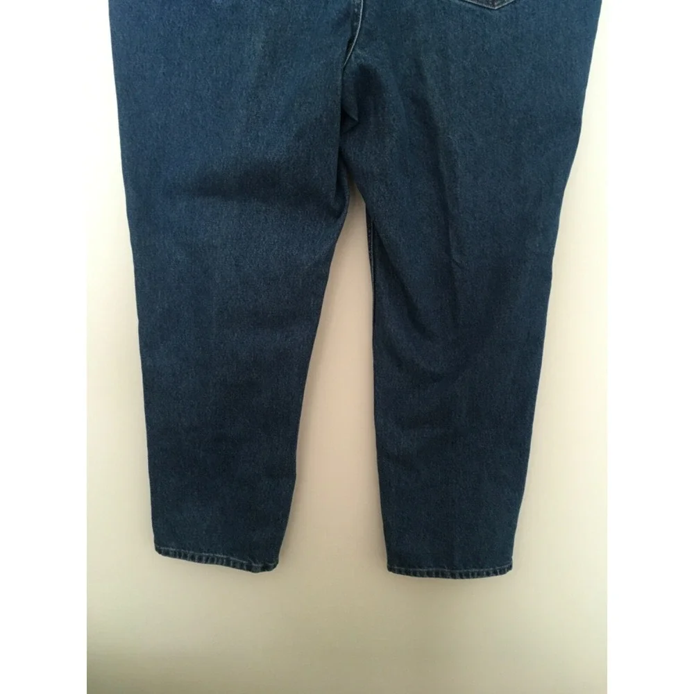 LL Bean Classic Fit Men's Sz 46x32 Denim Blue Jeans 100% Cotton 220626
